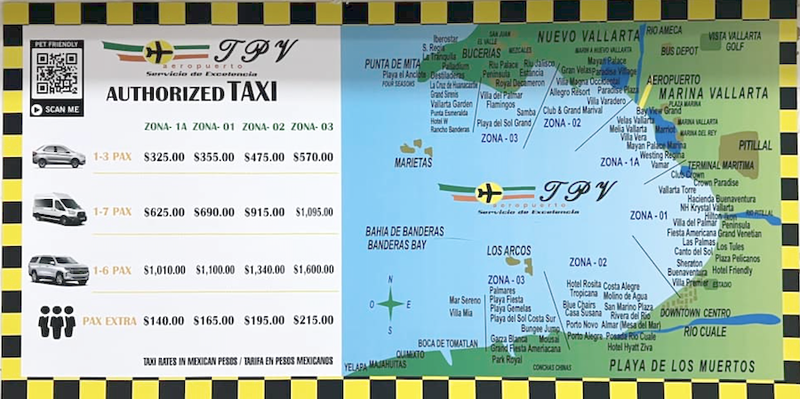 TPV Airport Taxi Puerto Vallarta