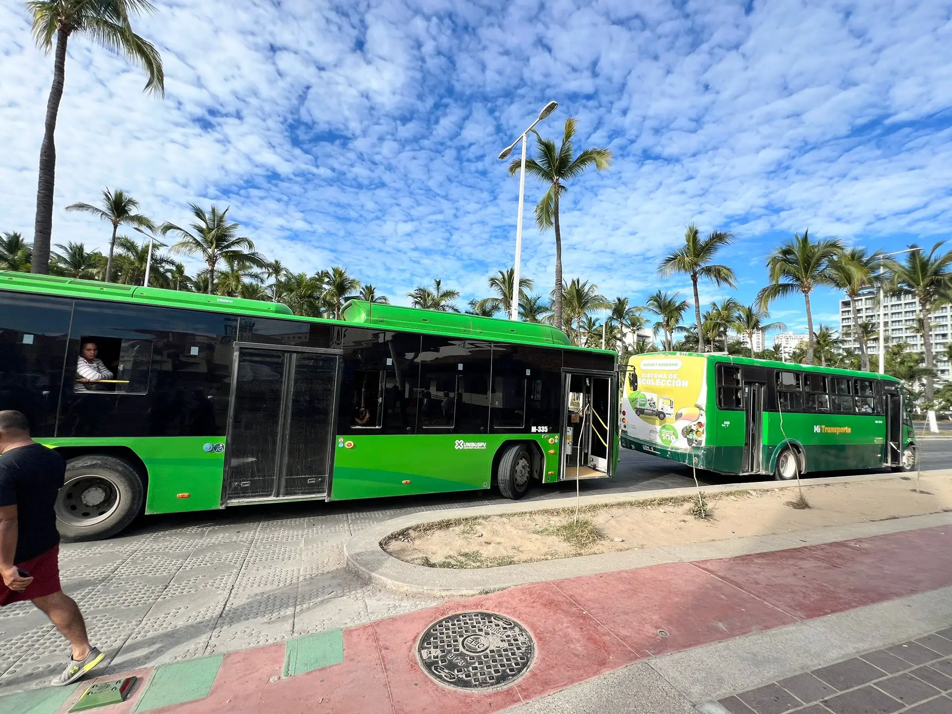 Busses in Puerto Vallarta for the article on how to navigate the city by bus