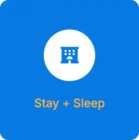 the button for Stay and Sleep